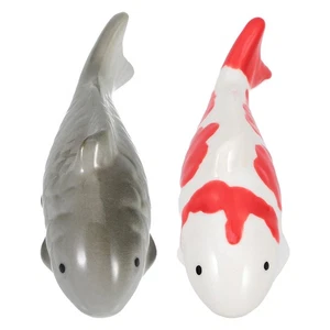 2 Pcs Schwimmende Fischstatue Gefälschter Schwimmender Simulation Fischdekor - Bild 1 von 20