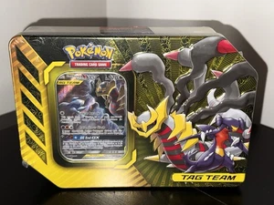 NEW Pokemon GIRATINA & GARCHOMP GX Tag Team Tin - Brand New Factory Sealed - Picture 1 of 9