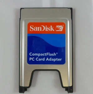 Sandisk 80-58-00348 Compact Flash PC Card Adapter - PCMCIA Reader (SDCF-38) - Picture 1 of 2