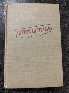 1984 Nineteen Eighty-Four TRUE 1ST AMERICAN EDITION! George Orwell 1949 VG- - Foto 1 di 9