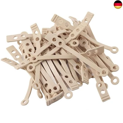 UEAVOID 50 Stück Dauerwellen Wickler Gummi Dauerwelle Stangen Set