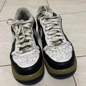 Size 9 US - Men’s 315122-191 Nike Air Force 1 07 Low White Black Grey. Used - Picture 1 of 23