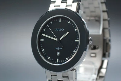 [Near MINT] RADO Diastar 152.0341.3 Black Dial Men's Quartz Watch From JAPAN - Image 1 of 4