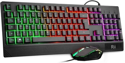 RGB Regenbogen-Beleuchtung | 3200 DPI Gaming Set | Wasserdicht - Bild 1 von 4