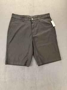 Volcom Vmonty Stretch 22 Chino Shorts Mens 34 Black Casual Flat Front NWT - Picture 1 of 9
