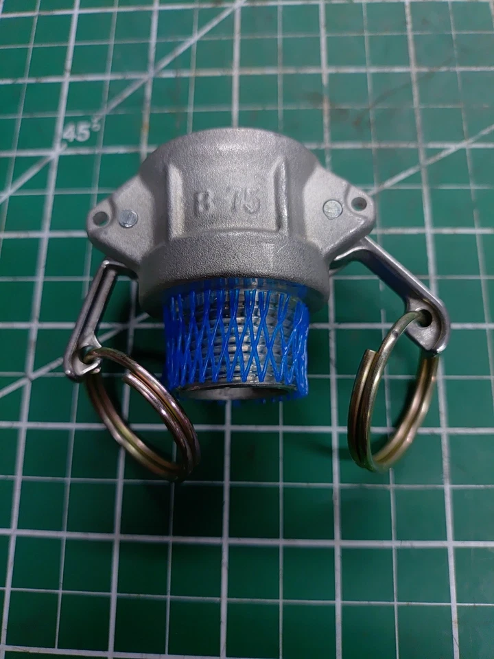 B-75-A Acoplador de Aluminio Camlock Hembra 3/4" a Macho 3/4 NPT Foto 1 de 1