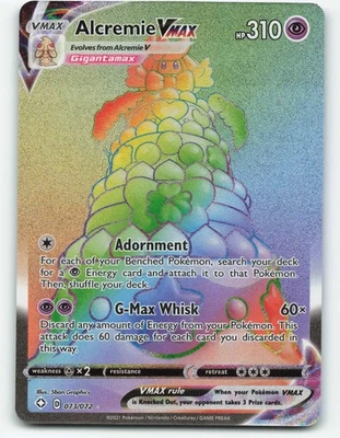 Alcremie Vmax 73/072 Pokemon card - Image 1 of 2