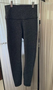 Pantalón Lululemon High Times Gigante Arenque Hueso Jaspeado Negro 2-4? - Imagen 1 de 3