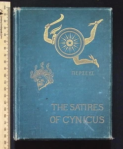 The Satires of Cynicus, 1892 Cynicus Publishing & Simpkin Marshall, Hamilton HB - Picture 1 of 18