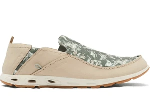 NEU IM KARTON HERREN COLUMBIA 1673141-273 BAHAMA VENT PFG ANGELN ZYPRESSENDRUCK SLIPPER SCHUHE - Bild 1 von 3