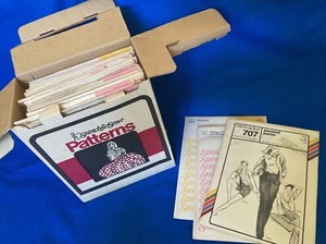 LOT Stretch and Sew Patterns 1970’s 1980’s Vintage Dresses Tops Pants Swimsuits - Picture 1 of 14