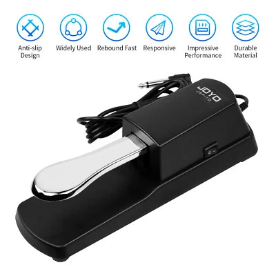 JOYO Universal Sustain Foot Pedal for Yamaha Series Electronic Keyboards Pianos - Image 1 of 4