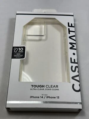 Case-Mate Tough Case for iPhone 14 - Clear Transparent - Image 1 of 2