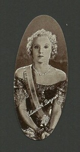 Elisabeth Bergner Vintage Oval Carreras Cigarette Card Film Movie Star Celebrity