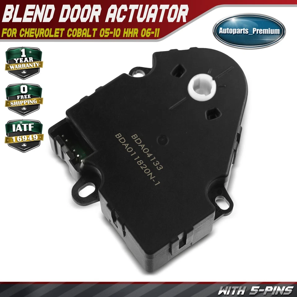 Actuador de puerta de mezcla de calefacción HVAC para Chevrolet Cobalt 2005-2010 HHR Pontiac G5 Foto 1 de 4