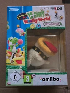 Poochy & Yoshi's Woolly World + Yarn Poochy Amiibo - Nintendo 3DS Amiibo Bundle - Photo 1/12
