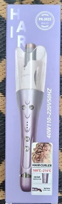 Auto Hair Curler, Automatic Curling Iron Wand with 1" Large Rotating Barrel! - Image 1 of 4