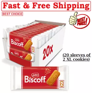 Lotus Biscoff XL Biscotti, Confezione Snack, Biscotti al Gusto Caramellato, 17,6 once, 20 Ct - Foto 1 di 6