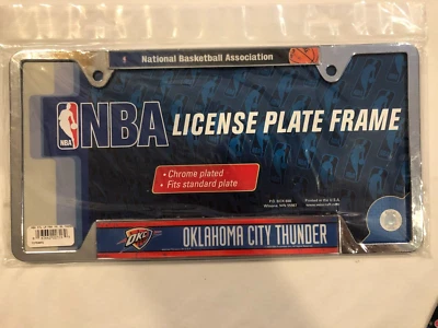 MARCO DE MATRÍCULA NBA OKLAHOMA CITY THUNDER - COMO NUEVO EN PAQUETE Foto 1 de 2