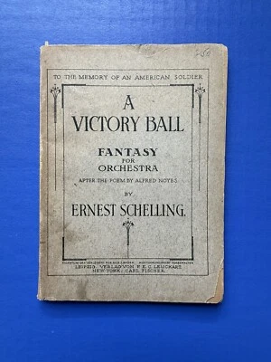 Schelling -  A Victory Ball - Leipzig Miniature Study Score PB - Image 1 of 4