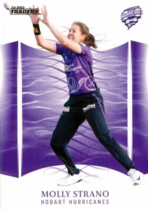 2023 2024 Hobart Hurricanes WBBL Cricket TLA Traders Card - Molly Strano - Picture 1 of 3