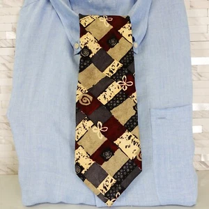 Neck Tie Contemporary Painting Print Artist Art Bold Cool ANTONIO FUSCO Italy - Picture 1 of 8