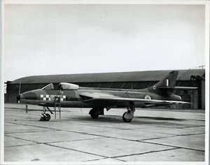 HAWKER HUNTER F5 WP115 RAF NO.56 SQUADRON LARGE ORIGINAL VINTAGE PRESS PHOTO F.5 - Picture 1 of 2