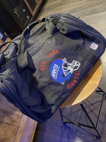 Vintage 80s 90s New York Giants NFL Authentic Pro Line Duffel Bag Cover
