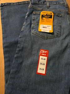 Carhartt Rugged Flex Straight Fit 5 Pocket Jeans Model D-2807-M. Size 33 x 30 - Picture 1 of 7