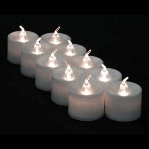 Fantado Large White Flameless LED Battery Operated Candle (12 PACK) by PaperL... - Picture 1 of 4