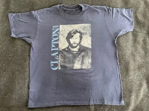 Eric Clapton Behind the Sun US Concert Tour 1985 XL blue t-shirt single stitch - Picture 1 of 8