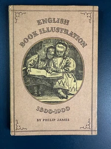 English Book Illustration 1800-1900 Hardcover Book Philip James 1947 k31 - Picture 1 of 5
