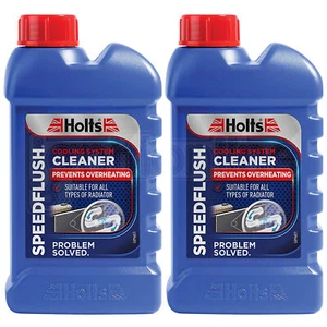 2 x Holts SPEEDFLUSH Cooling Radiator System Fluid Car Flush Cleaner 250ml - Picture 1 of 2