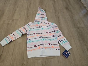 Girls Size Size 6 Lightweight Champion Pullover Hoodie Sweatshirt Multi, Nwt - Picture 1 of 3