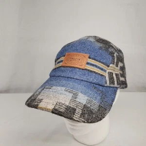 Pendleton Aztec Thomas Kay 100% Wool  5 Panel Camp Hat  Cap Adjustable Strap EUC - Picture 1 of 18
