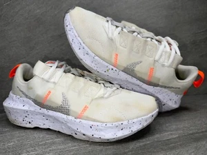 Nike Women's Crater Impact Shoes Wht/Orng/Slv CW2386-100 Size 6 - Picture 1 of 20