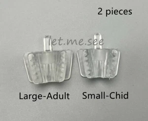 2 accesorios bucales de silicona dental bloques de mordeduras sujetan punta eyectora de saliva desechable - Imagen 1 de 15