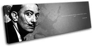 Dali Quote Iconic Celebrities SINGLE CANVAS WALL ART Picture Print - Picture 1 of 1