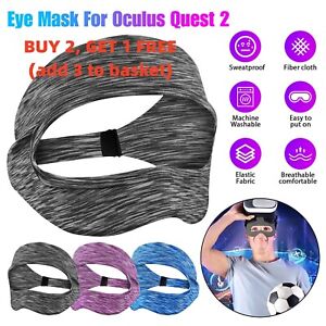 For Meta Oculus Quest 2 Accessories VR Glasses Eye Mask Cover Sweat Band