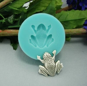 Frog Flexible Silicone Mold for Crafts,Jewelry,Resin,Scrapbooking,Polymer Clay. - Picture 1 of 2