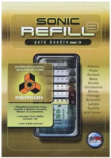 Sonic Refill 3 Gold Bundle (Vol. 1-20) Propellerhead Reason + Strings RFL - Image 1 of 4