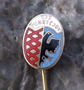 Antike TJ Zelezarny TJZ Prostejov Tschechischer Fußball Soccer Club Fan Pin Anstecker - Bild 1 von 2