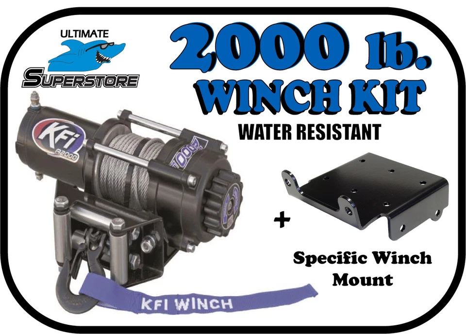 KFI 2000 lb. Winch Mount Kit '04-'06 Yamaha Bruin 350 - Image 1 of 4