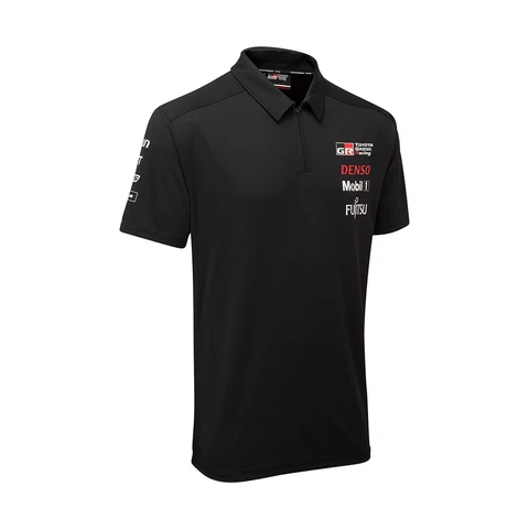 New 2022 Team WEC Toyota Gazoo Racing Men's Polo Shirt Black  XS Cover