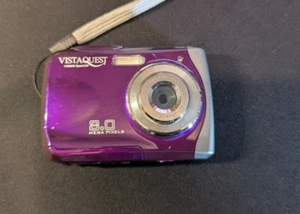 VistaQuest VQ5080 Sport UW Digital Camera Purple 8MP Waterproof Compact Works - Picture 1 of 2