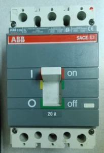 ABB SACE S3N 20A 600VAC/DC 3P CIRCUIT BREAKER NEW!! QUANTITY!! WOW!! - Picture 1 of 2