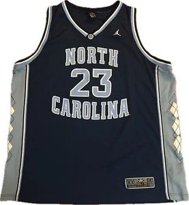 Nike Elite Michael Jordan #23 Adult 2XL North Carolina Basketball Jersey EUC - Picture 1 of 14