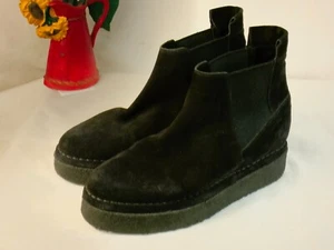 Botas de gamuza negras Roberto Del Carlo talla 38 uk 5 - Imagen 1 de 18