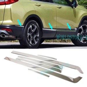 304 Stainless Steel Body Side Door Molding Cover Trim For Honda CR-V CRV 2017-22 - Bild 1 von 12