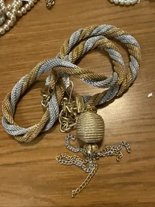 Silver And Gold Tone necklace - Picture 1 of 1